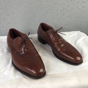 Bostonian Windsor Shoes Mens Size 11 Brown Leather Dress Oxford Made In USA